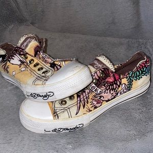 Ed Hardy low top sneakers